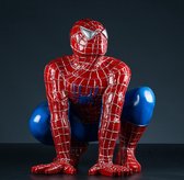 Beeld Spiderman - Marvel -  Rood/Blauw outfit - Spiderman Slaapkamer - Decoratie - Woondecoratie -