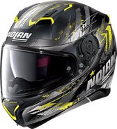 Nolan N87 Carnival 85 Flat Black Yellow Anthracite Integraalhelm - Motorhelm - Maat S