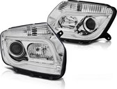 Koplampen met parkeerlicht DACIA DUSTER 04 10-14 CHROOM TUBE LIGHT