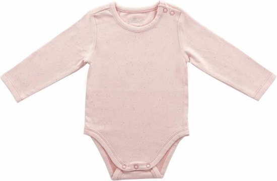 Jollein Romper lange mouw 62/68 Mini dots blush pink van Jollein — afbeelding 2