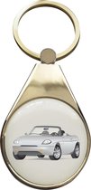sleutelhanger - RVS - Fiat - Barchetta