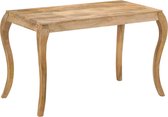 Eettafel Bruin Hout (Incl LW Klok) Rechthoekig - Dineertafel - Eet tafel - Eetkamertafel - Woonkamer tafel