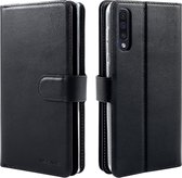 Xssive Double Wallet Case voor Samsung Galaxy A50 - geschikt voor 6 pasjes - Zwart