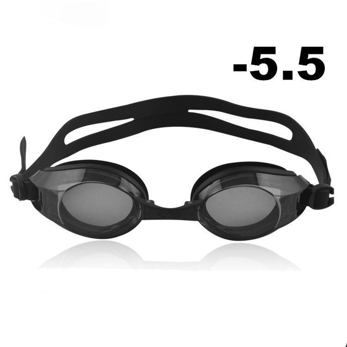 Zwembril op sterkte - myopia (-5.5)