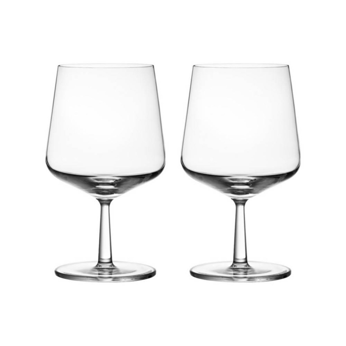 Iittala Essence - Bierglazen Speciaalbier - Bierglas op Voet - Transparant - 48 cl – Set van 2 Glazen - Iittala