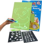 Magisch Tekenbord Kinderen - Lichtgevend Tekenbord - Educatief Speelgoed - A3 - Sinterklaas - Kerst