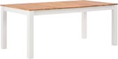 Eettafel Bruin Hout (Incl LW Klok) Rechthoekig - Dineertafel - Eet tafel - Eetkamertafel - Woonkamer tafel