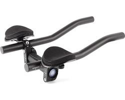 Tijdritstuur Alu Ø31,8mm | adapter voor Ø25,4mm | Aero | Triathlon stuur | Opzetstuur | Wielrennen | Racefiets