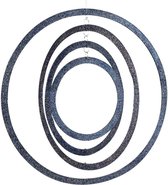 Cercle de Noël rotatif, 40 cm, 4 pièces par set