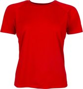 Brooks Basic SS  Sportshirt - Maat XL  - Vrouwen - rood