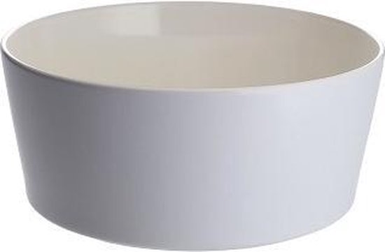 Alessi  Joy N.11 Ronde Kom, Melkachtig Wit, Staal