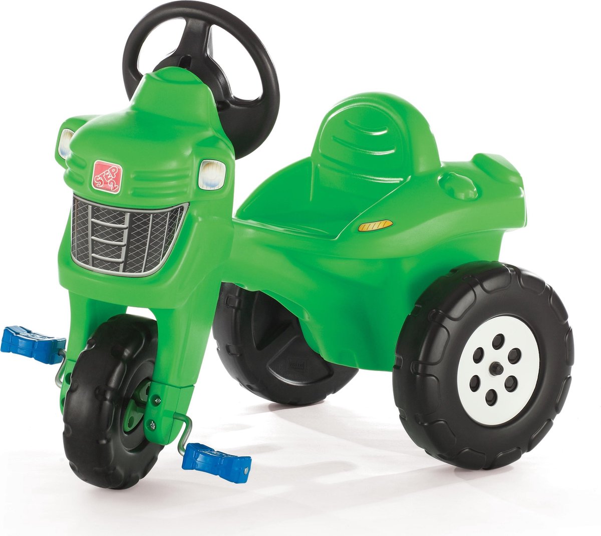 Step2 Pedal Farm Tractor Traptractor in Groen Duwauto Loopauto met