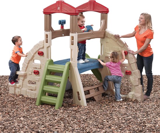 Step2 Play Up Clubhouse Climber Aire de Jeux Enfant avec 2