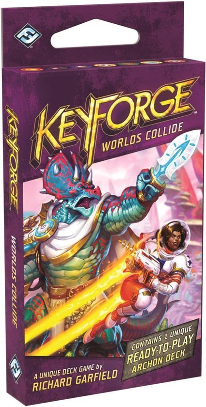Thumbnail van een extra afbeelding van het spel Keyforge - Worlds Collide - Archon Deck Display