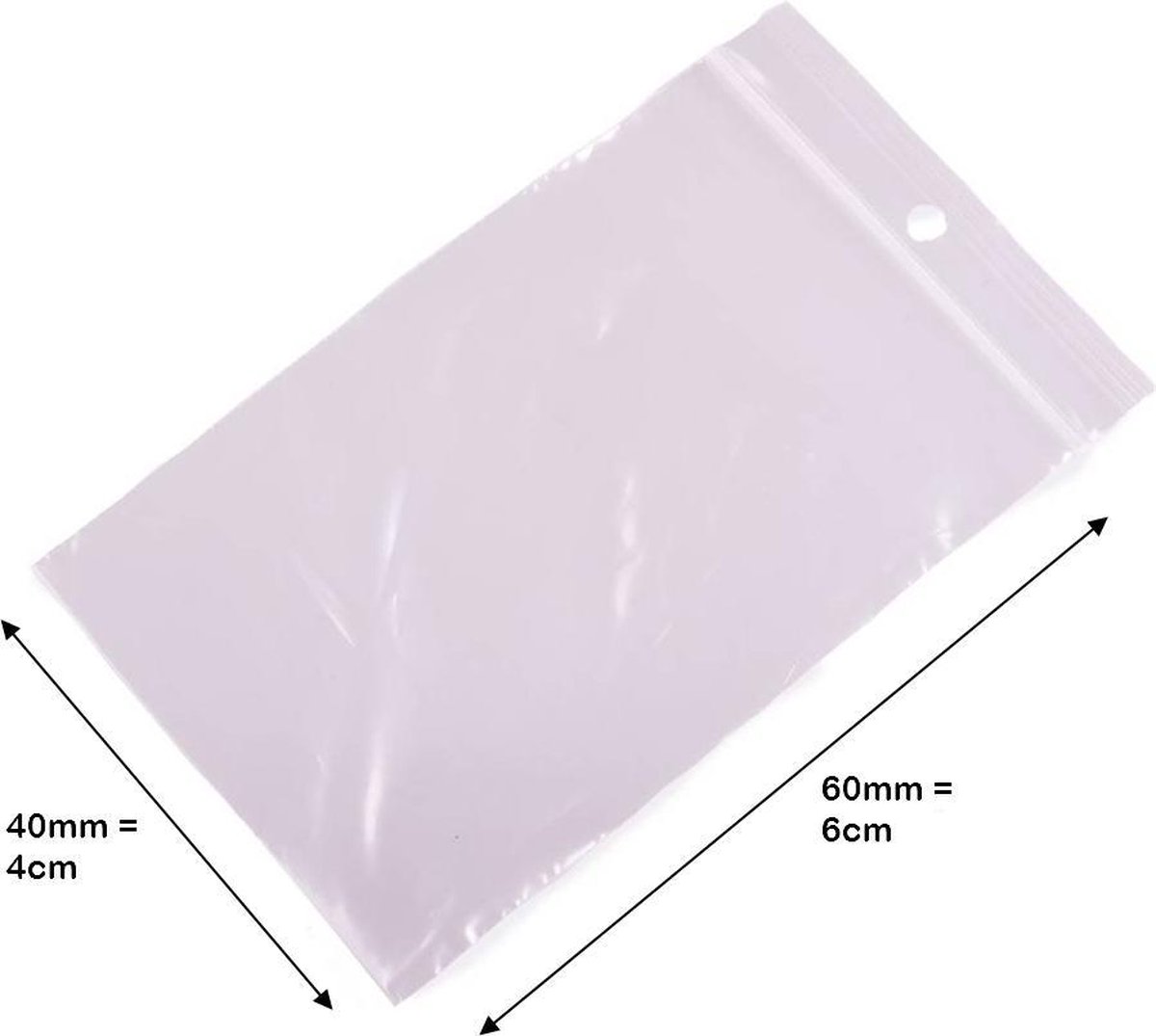 Diamond Painting "JobaStores®" Gripzakjes - 40x60mm - 50micron (100 stuks)