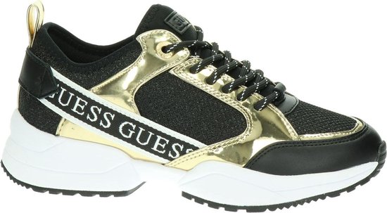 GUESS BREETA/ACTIVE LADY/LEATHER LIK Dames Sneakers - Goud - Maat 39 | bol