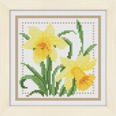Narcis diamond painting - met fotolijst