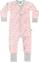 ergoPouch Baby Pyjama Onesie Met Rits ZOMER - TOG 1.0 (ROOS, 2y)