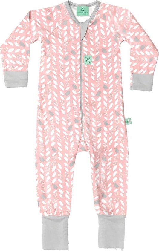 ergoPouch Baby Pyjama Onesie Met Rits ZOMER - TOG 1.0 (ROOS, 2y)