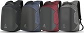 Advance anti-diefstal rugzak  ontwerp 2 | ZWART_BORDEAUX ROOD