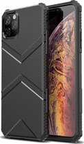 Luxe Armor Back cover voor Apple iPhone 11 Pro - Zwart - Armor - Shockproof