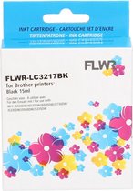 FLWR - Inktcartridge / LC-3217BK / Zwart - Geschikt voor Brother