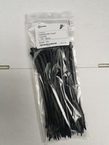 Kabelbinders Hoge Kwaliteit! - 180 x 3,6 mm - 100 stuks - Tierips/Tie wraps zwart Tie ribs - Tie wraps - Ty Raps