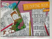 Kleurboek voor volwassenen - steden en natuur - 72 Designs