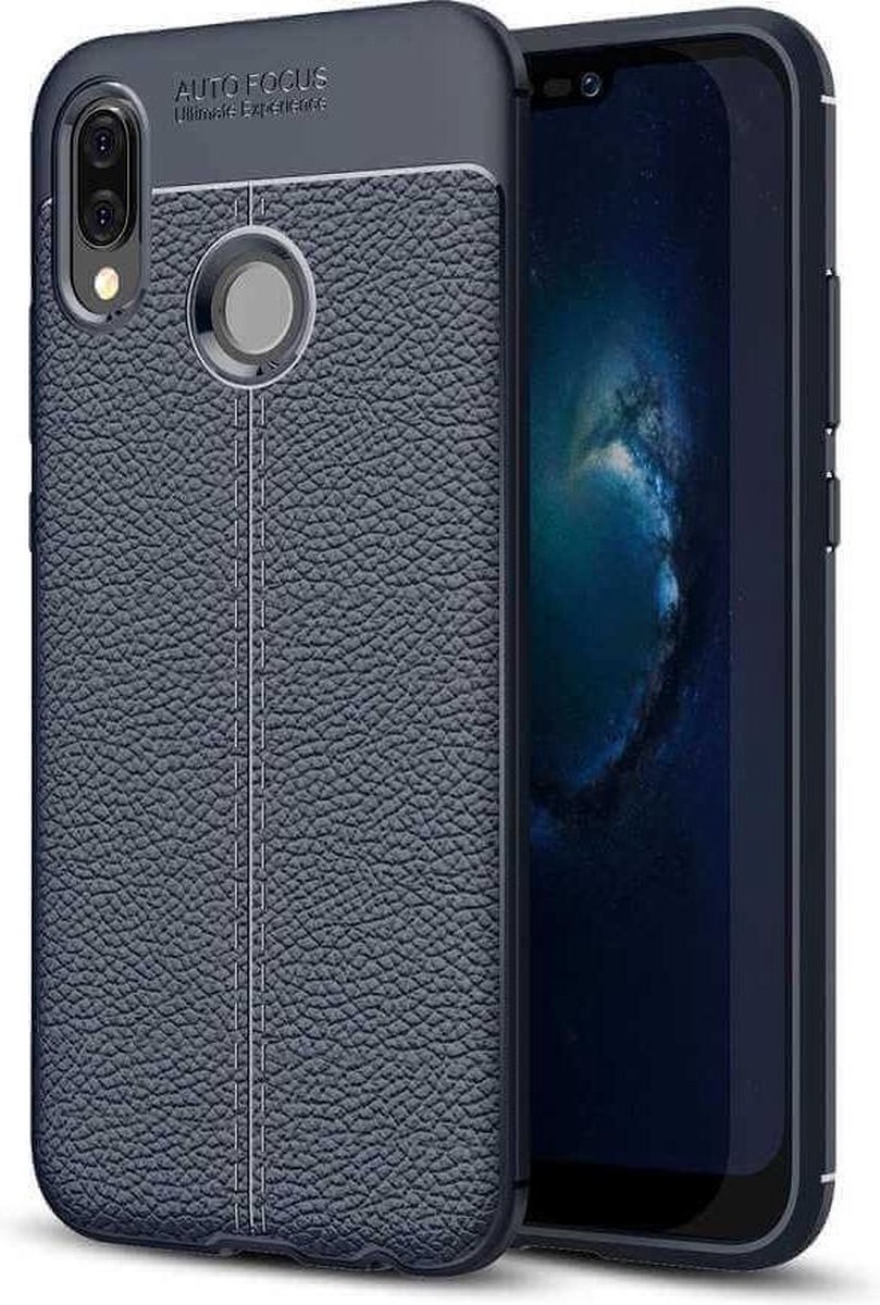 Just in Case Huawei P20 Lite Back Cover Soft TPU blauw