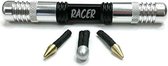 Dynaplug Racer Tubeless Bicycle Tire Repair Kit Black/Polish