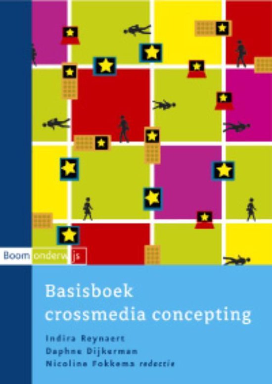 Cover van het boek 'Basisboek crossmedia concepting' van I. Reynaert