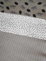 Cottonbaby - Ledikantdeken - wafel gebreid - Cottonsoft - Grijs - 120x150 cm
