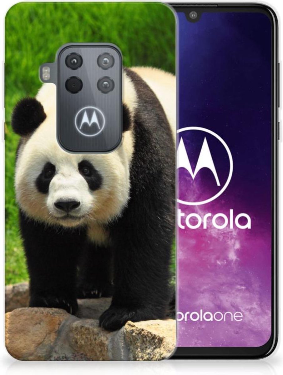 Motorola One Zoom TPU Hoesje Panda