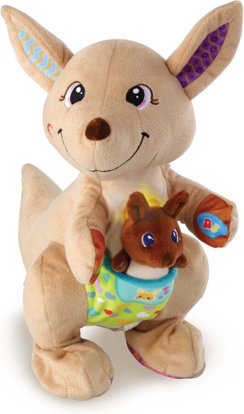 VTech Baby Spring & Speel Kangoeroe - Educatief Babyspeelgoed - Dieren Knuffel