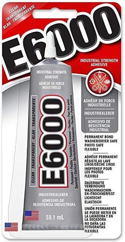 E6000 Industrial Strength Adhesive transparante - Knutsellijm - 59.1ml bol.com