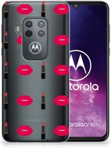 Motorola One Zoom TPU bumper Lipstick Kiss