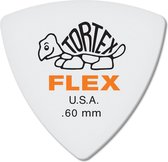 Dunlop Tortex Flex 0.60 mm Pick 6-Pack bas plectrum