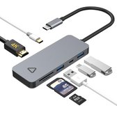 VEMNI Sigma USB C Adapter Hub - Samsung DEX - HDMI 4K - Laptop - SD en MicroSD II