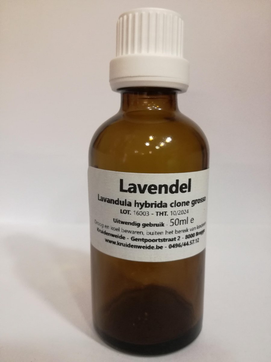 Goedkoopste Kruidenweide Lavendelolie 100 - 50 ml - Etherische olie