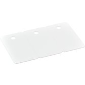 Ultracard PVC card sleutelkaart pk a 100 stuks / PVC kaarten (bankpasformaat) / Plastic cards / PVC passen / Sleutelhangers