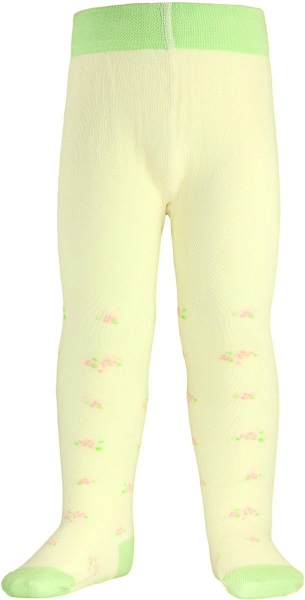 Baby maillot gekleurde bloempjes en dierenprint achteraan,  80-86 (0-12 mand), cappuccino.