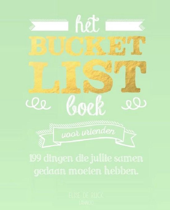 Boekomslag voor Het Bucketlist boek voor vrienden