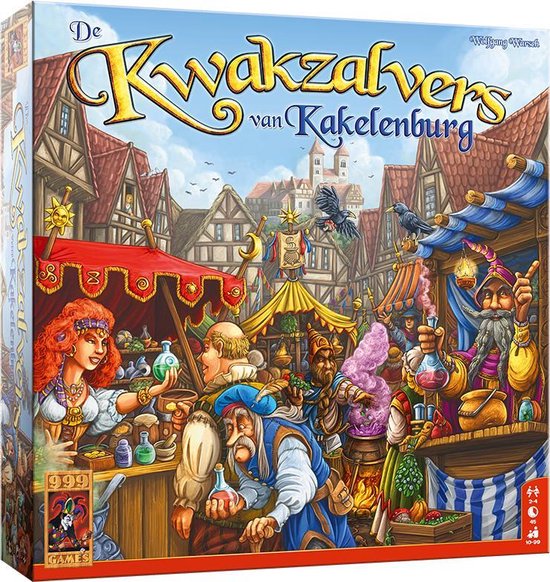 Thumbnail van een extra afbeelding van het spel De Kwakzalvers van Kakelenburg Bordspel