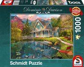 Schmidt puzzel Rusthuis aan het meer - 1000 stukjes - 10+