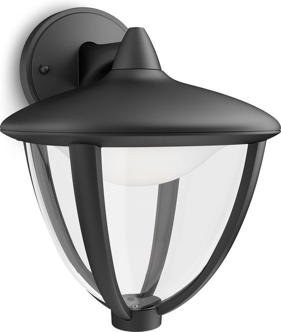 Philips myGarden Robin Wandlamp - LED - Zwart