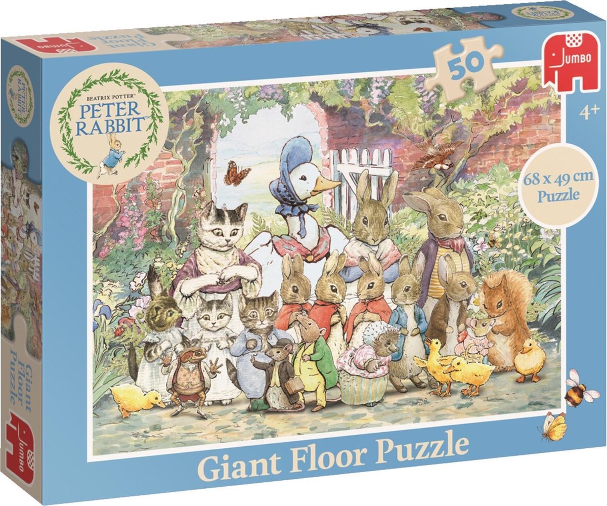 Won Meting Verdeel Peter Rabbit Classic Floor Puzzle Vloer Puzzel 50 Stukjes | bol.com