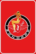 Wandbord - Zundapp Logo Pin Up