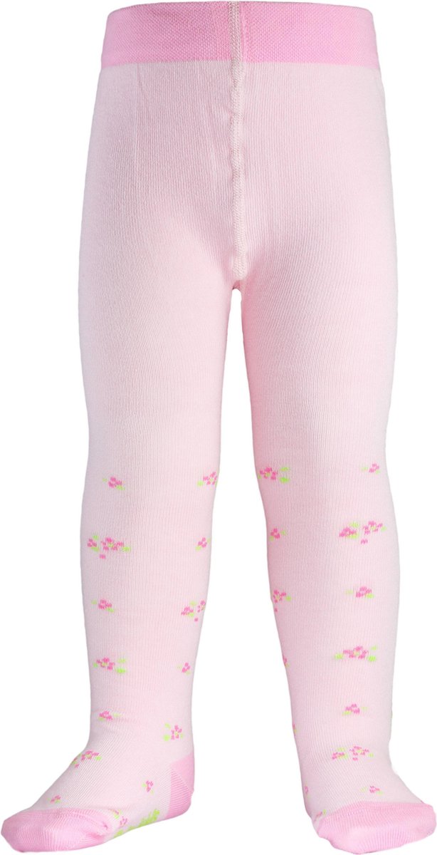 Baby maillot gekleurde bloempjes en dierenprint achteraan, 62-74 (0-12 mand), roze.