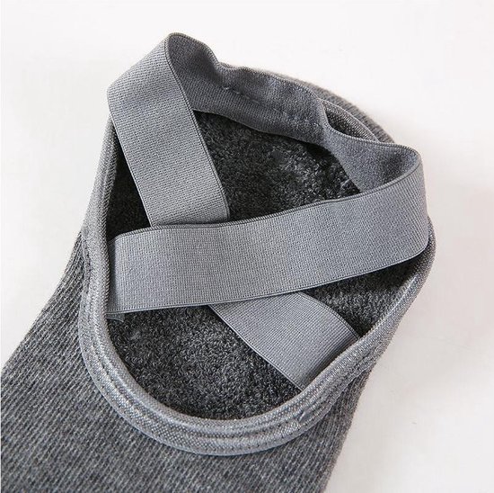 New Age Devi Yoga Anti-slip Sokken Blauw - Dames - Ballet - Dans - Gym - Fitness - Pilates - Katoen van New Age Devi — afbeelding 5