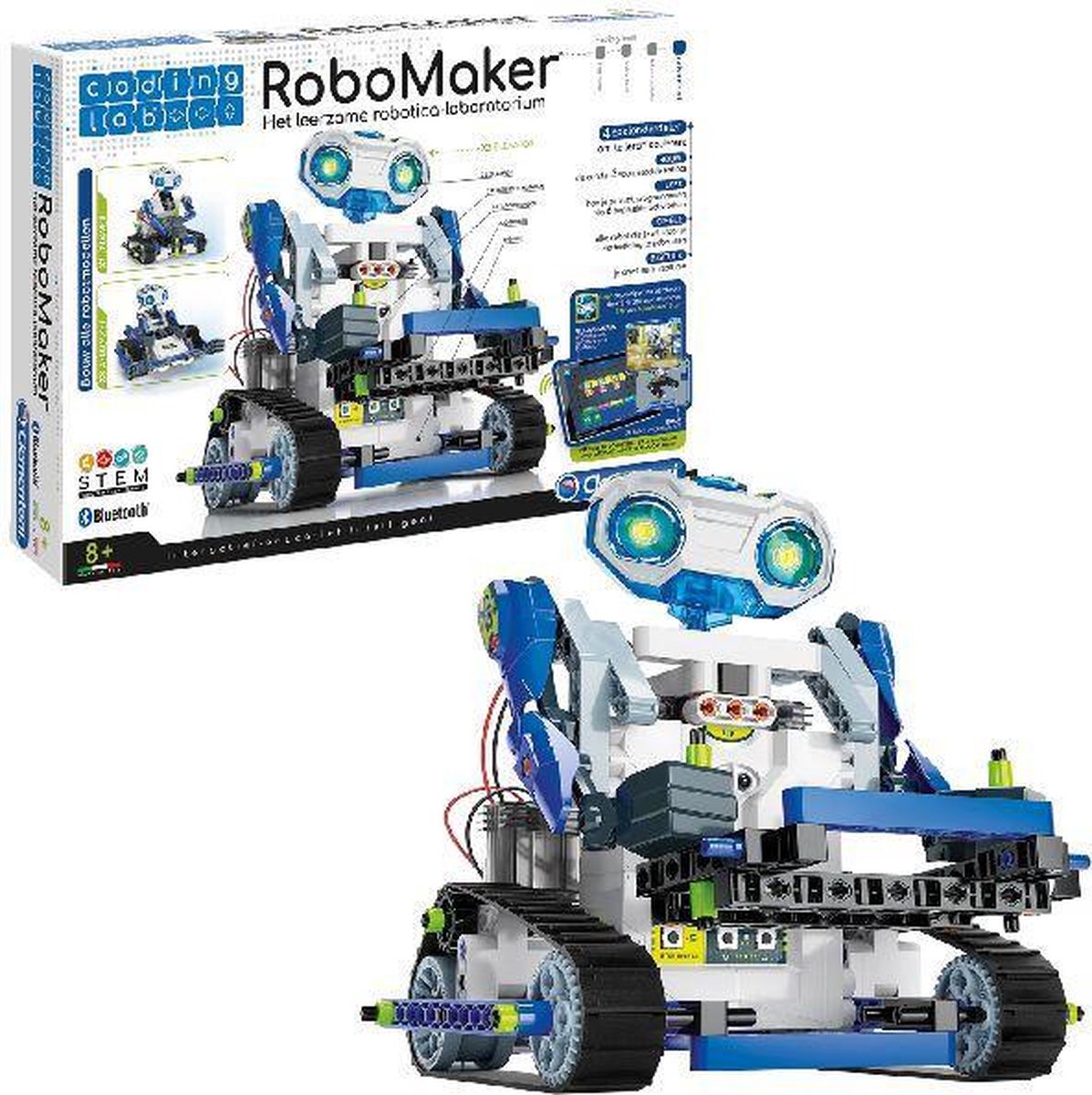 Clementoni Coding Lab - Robomaker Start - Robot speelgoed - Bouw 3  verschillende... | bol.com